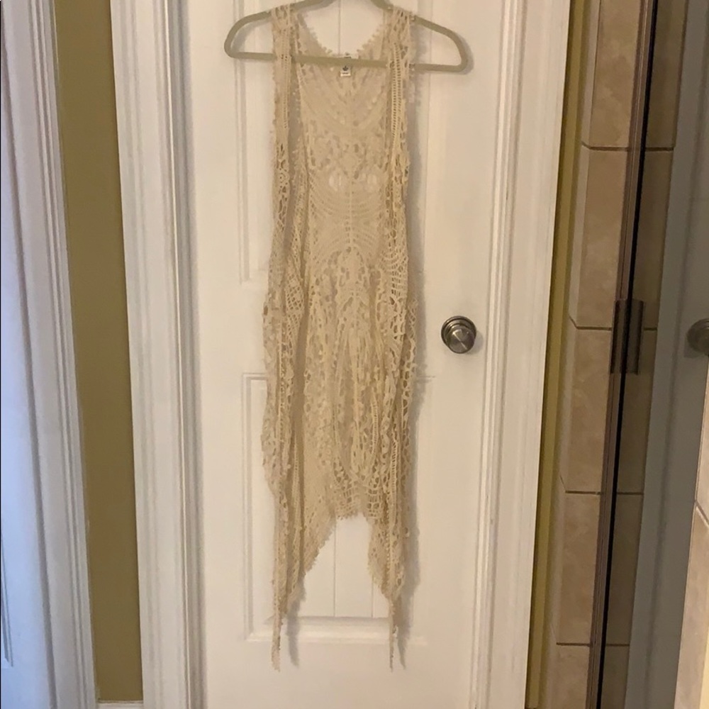 Crocheted vest